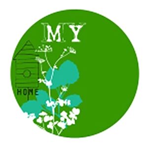 Felli Natural Flower Printing Round Plate 9inch Felli Natural Flower Printing Round Plate 9inch